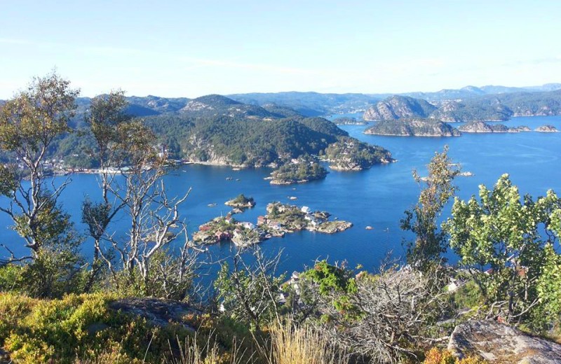 Blick auf Insel Risholmen