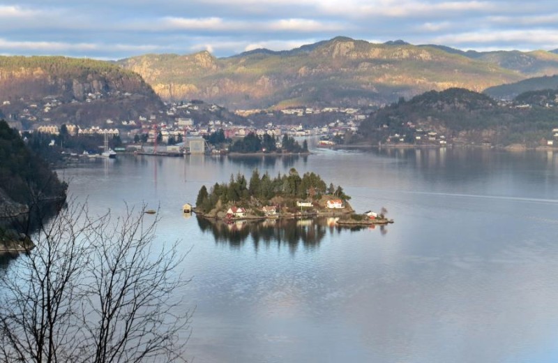 Blick auf Flekkefjord